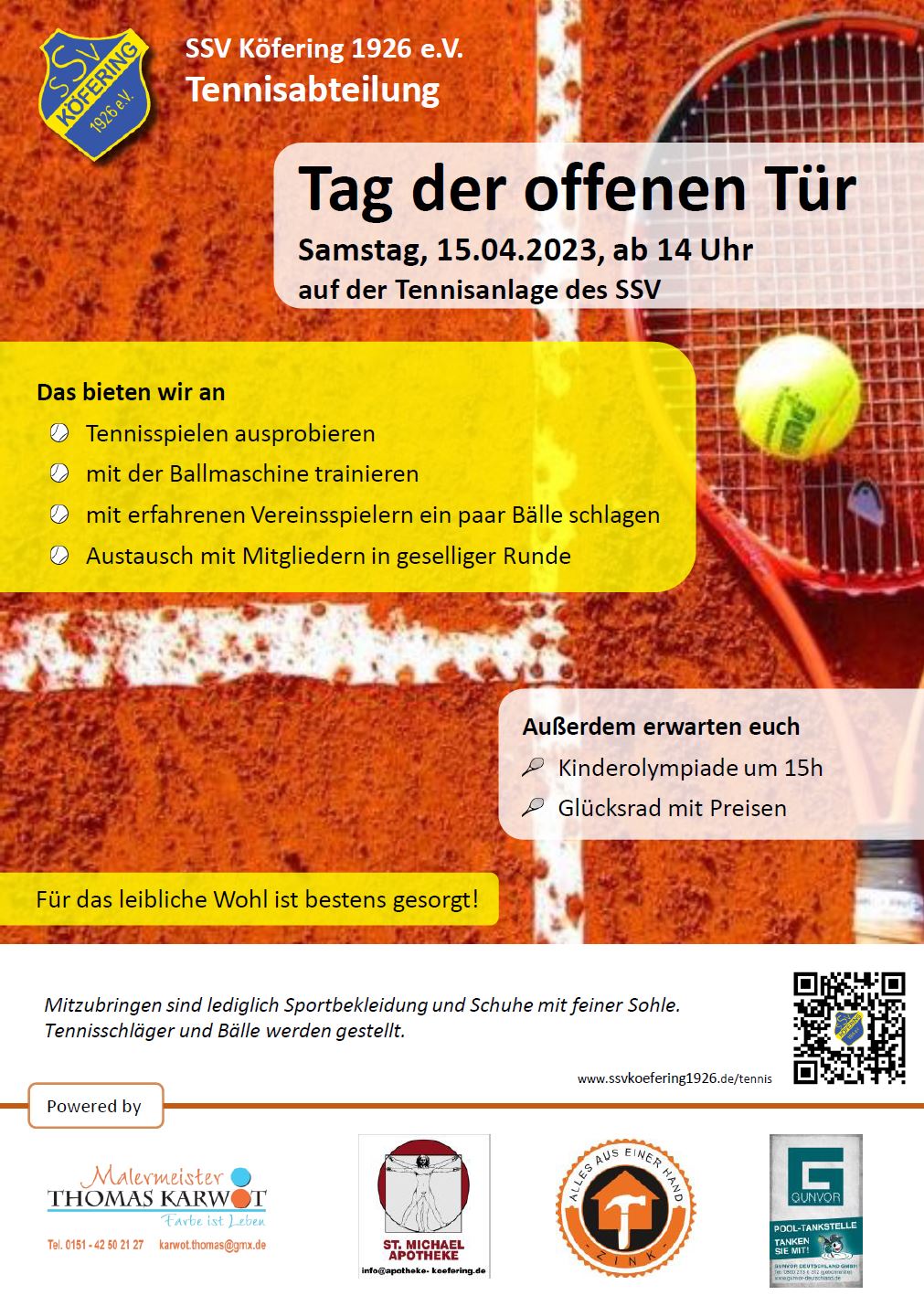 Tag der offenen Tür 2023 – TENNIS