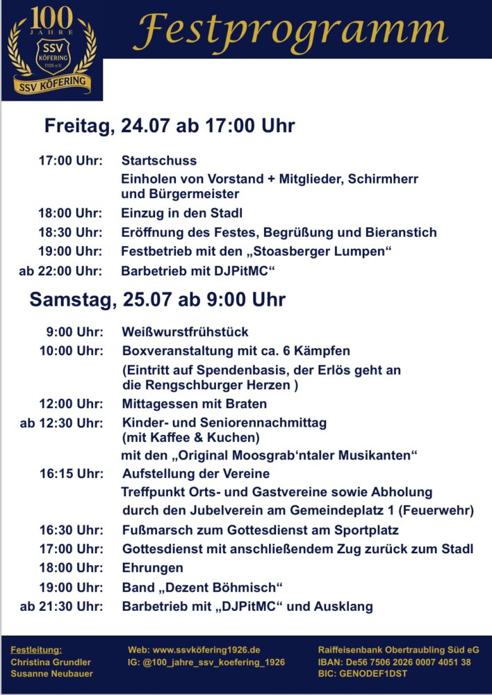 Festprogramm